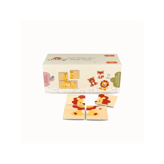 Tix&mix Magnetische Speelset Dieren En Puzzels 32 St