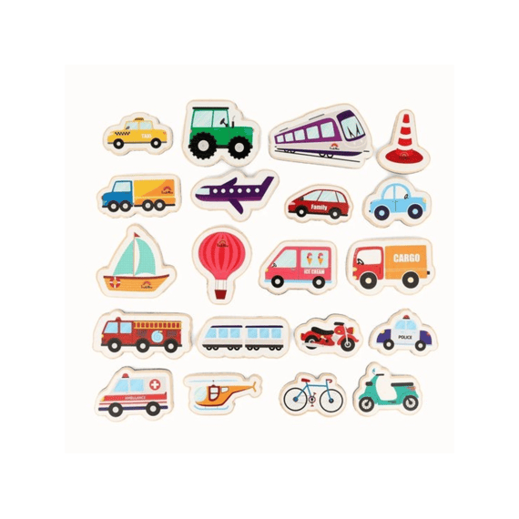 Tix&mix Magnetische Speelset Voertuigen 20 St
