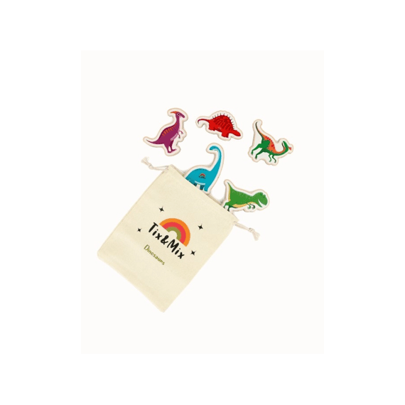 Tix&mix Magnetische Speelset Dinosaurs 20 St