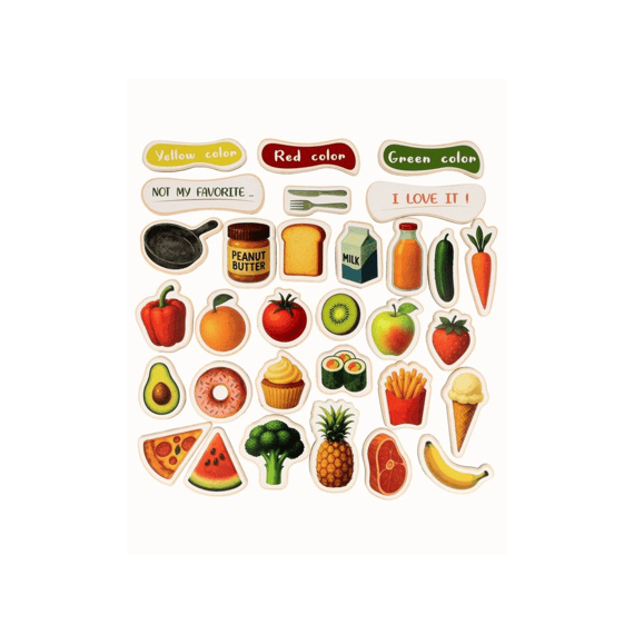 Tix&mix Magnetische Speelset Foodchefs 31 St