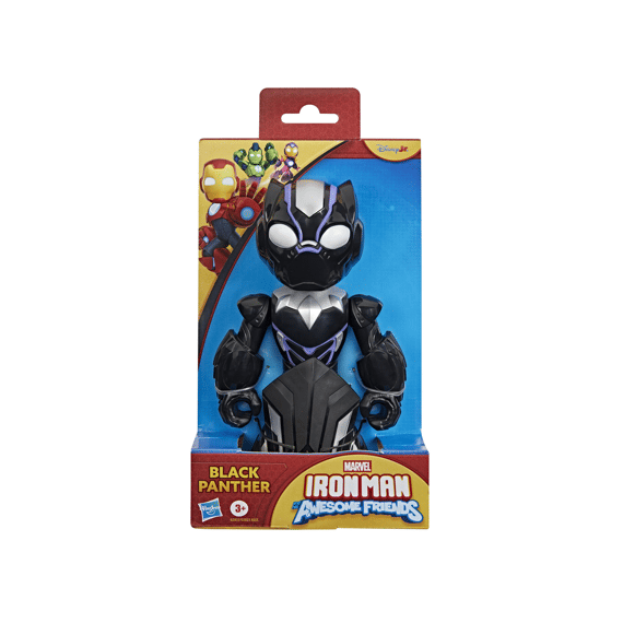 Marvel Iron Man And His Awesome Friends Actiefiguur Black Panther 22cm