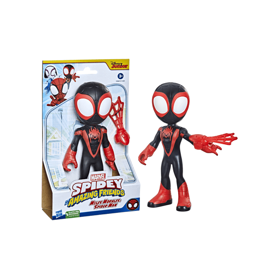 Marvel Spidey And His Amazing Friends Supersized Actiefiguur Miles Morales 22cm