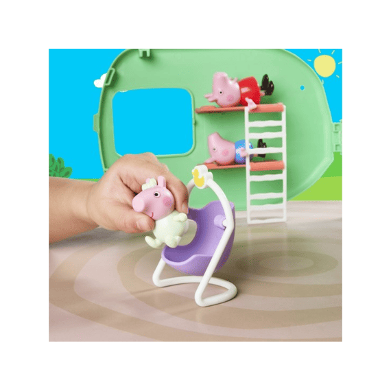 Peppa Pig Speelset Caravan Met 3 Biggetjes
