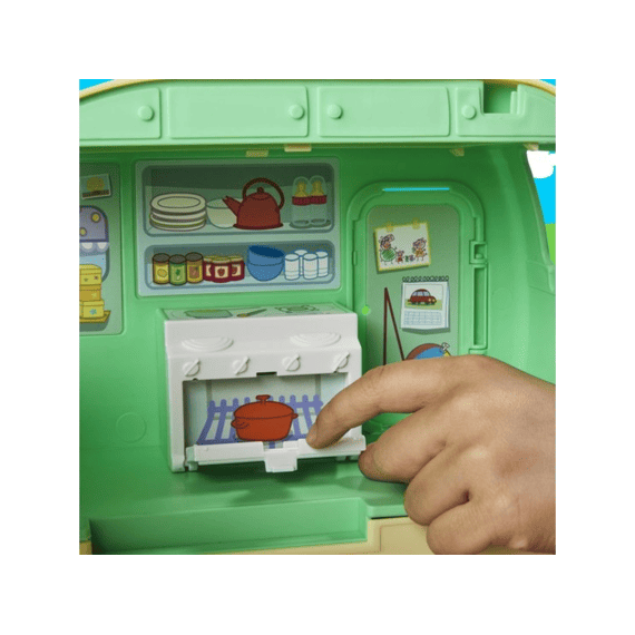 Peppa Pig Speelset Caravan Met 3 Biggetjes