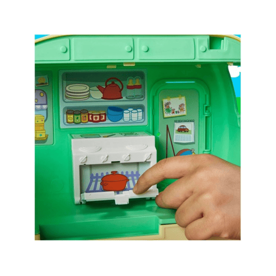 Peppa Pig Speelset Caravan Met 3 Biggetjes