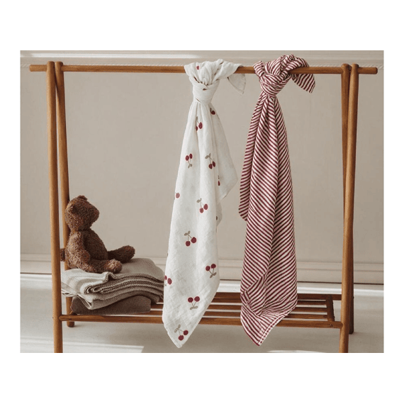 Meyco Swaddle Tetra 120x120 2-pack Girly Garden