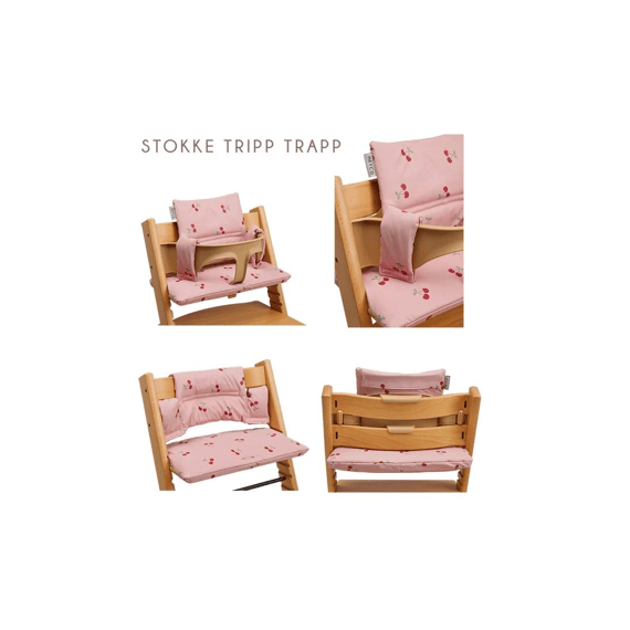 Meyco Stoelverleiner Pvc Meeigroeistoel Cherry Soft Rose