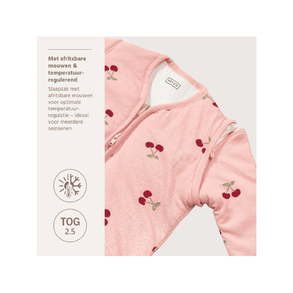Meyco Slaapzak Winter Am Cherry Soft Rose 110cm