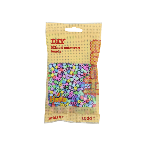 Hama Parels In Zakje 1000 Stuks Mix Pastel