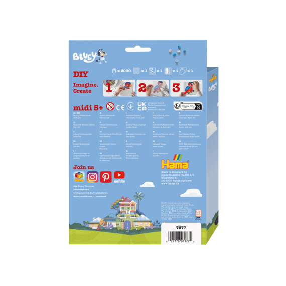 Hama Box Bluey 2000 Stuks