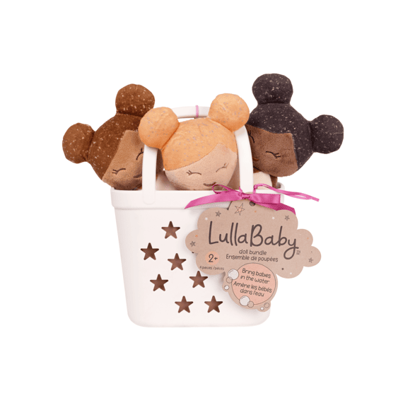 Lullababy Mand Met 3 Bapoppen