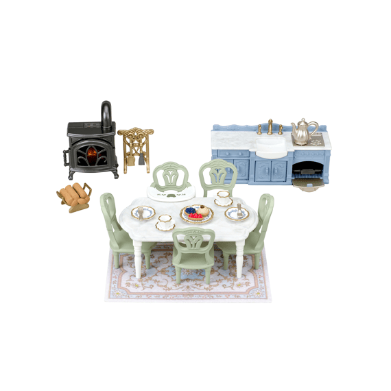 Sylvanian Families Elegante Eetkamer Set