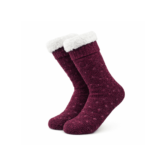 Dutch Decor Huissokken Spark Adult Size Maroon Banner