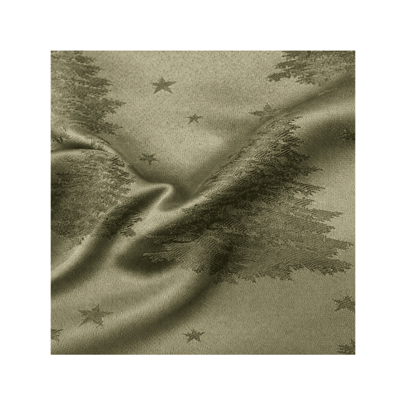 Dutch Decor Tafelkleed Festive Forest 140x240 Cm Bronze Green