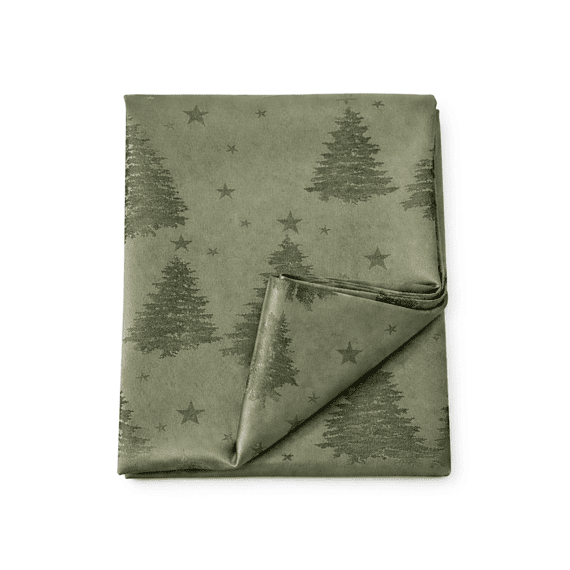 Dutch Decor Tafelkleed Festive Forest 140x240 Cm Bronze Green