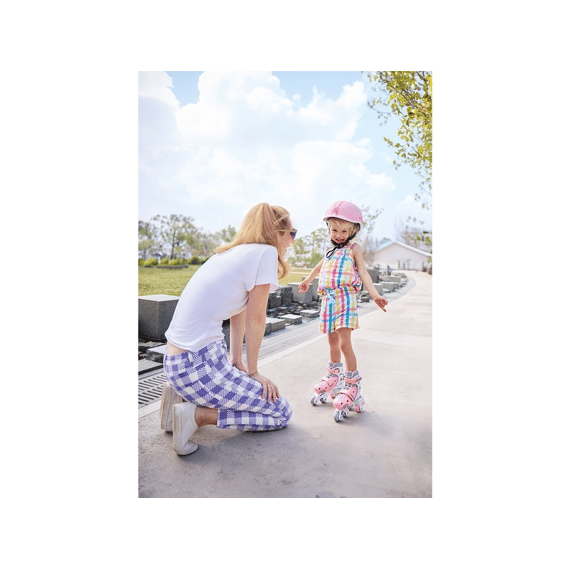 Globber Inline Skates 2in1 Pastel Pink 26-29