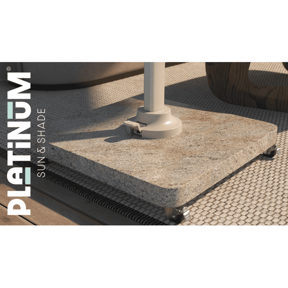Platinum Venezia Round Edge Parasolvoet 90kg