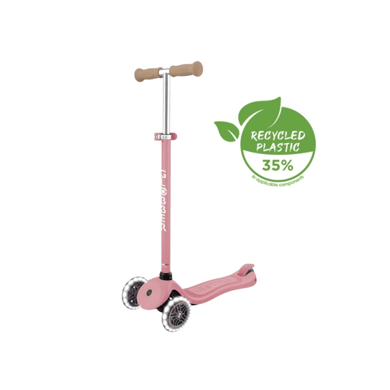 Globber Step Signature Lights Pastel Pink