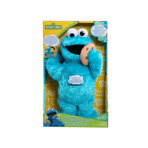 Just Play Sesamstraat Nom Nom Cookiemonster