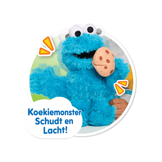Just Play Sesamstraat Nom Nom Cookiemonster