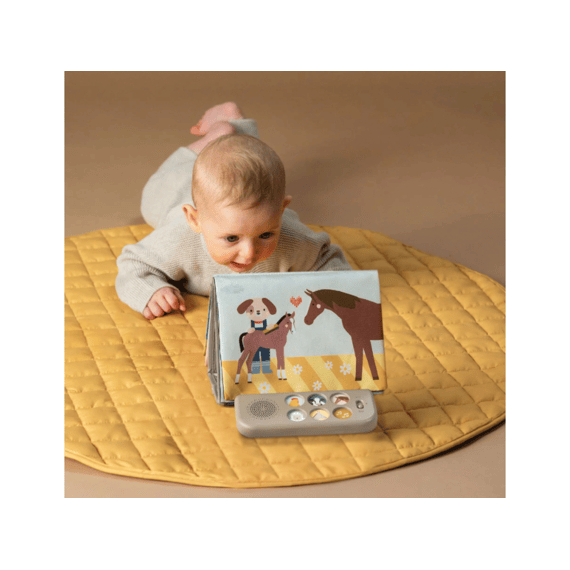 Taf Toys Farm Musical Tummy Time Book