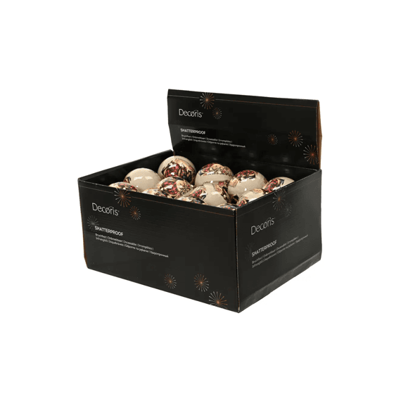 Kerstbal Op Draad Polyfoam Shiny Dog Dia8cm Multi