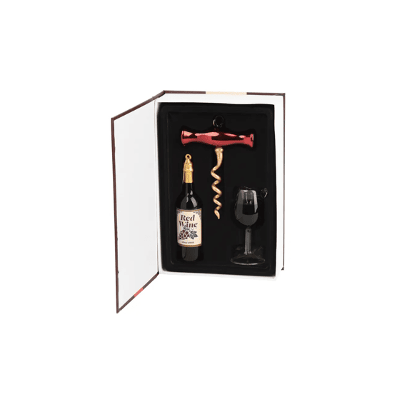 Figuren Glas Wijn Mix L9.7-w2.8-h13.8cm Assortiment