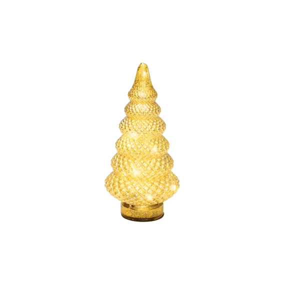 Micro Led Boom Glas Steady Binnen Dia12-h25.5cm Goud/warm Wit