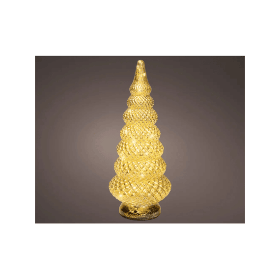 Micro Led Boom Glas Steady Binnen Dia15-h36.5cm Goud/warm Wit