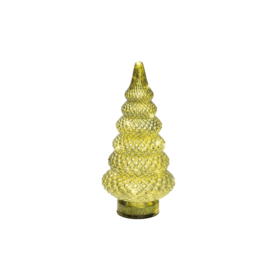 Micro Led Boom Glas Steady Binnen Dia12-h25.5cm Groen/warm Wit