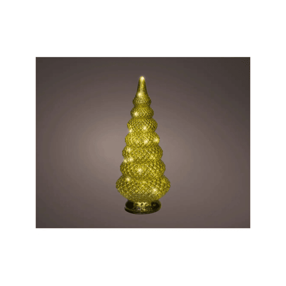 Micro Led Boom Glas Steady Binnen Dia15-h36.5cm Groen/warm Wit