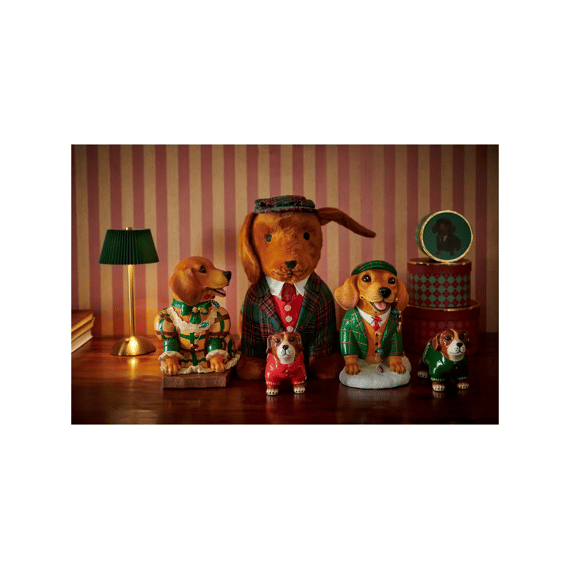 Micro Led Hond Polyresin Binnen L14.5-w24-h24cm Kleuren/multi