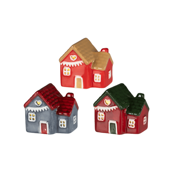 Led Huis Dolomiet Cadeau Binnen L6.2-w5.7-h10.5cm Ass./warm Wit 3