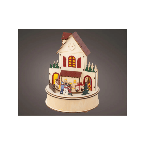 Led Scenery Triplex Steady Binnen Fsc 100% Dia15-h20.3cm Kleuren/warm Wit