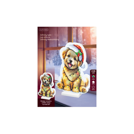 Led Infinity Lights Pet Steady L1.3-w26-h36cm Multi
