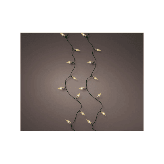 Led Vintage Lights 8 Functie Twinkel Effect Buiten L1190cm Groen/soft Gold