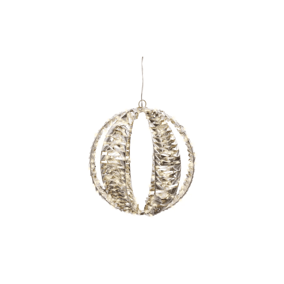 Micro Led Bal Pet Buiten D.30cm Goud/warm Wit