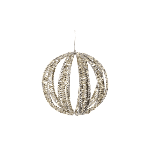 Micro Led Bal Pet Flashing Effect Buiten D.50cm Goud/warm Wit