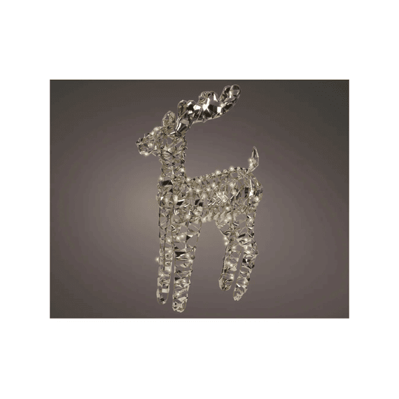 Micro Led Rendier Pet Buiten L13-w37-h66cm Goud/warm Wit
