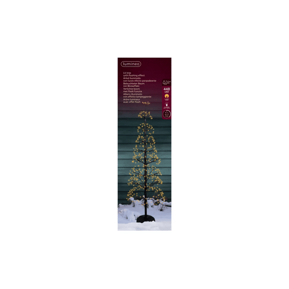 Micro Led Boom Ijzer Buiten D.45-h120cm Zwart/klassiek Warm