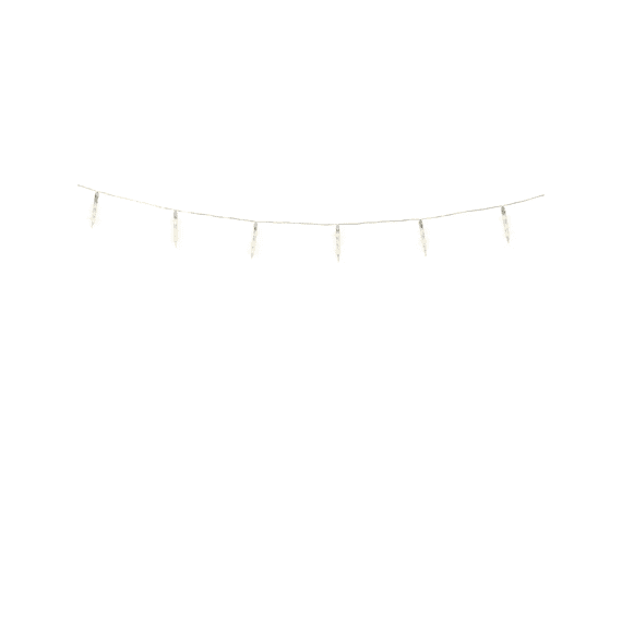 Led Icicle Lights Sneeuwval Effect Buiten L280-h18cm Transparant/warm Wit