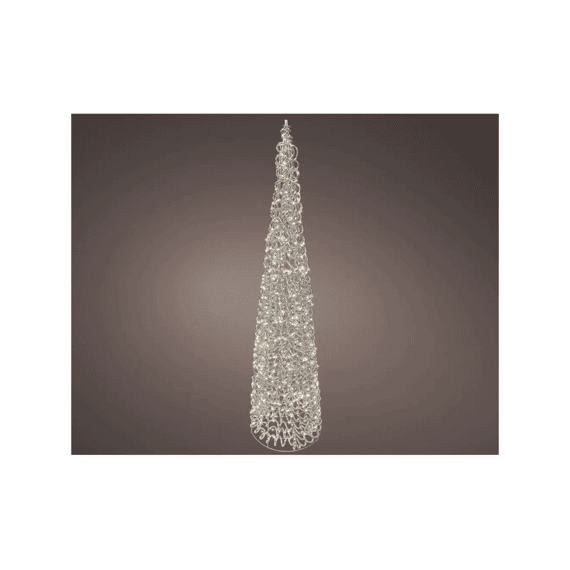 Micro Led Cone Pet Flashing Effect Buiten D.25-h100cm Zilver/warm Wit