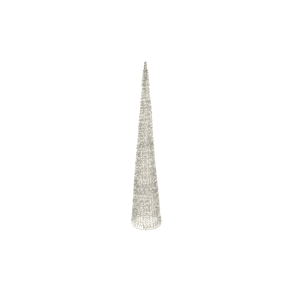 Micro Led Cone Pet Flashing Effect Buiten D.34-h180cm Zilver/warm Wit