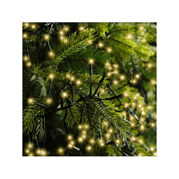 Led Verlichting Cluster Twinkle Buiten L2800cm Zwart/soft Gold