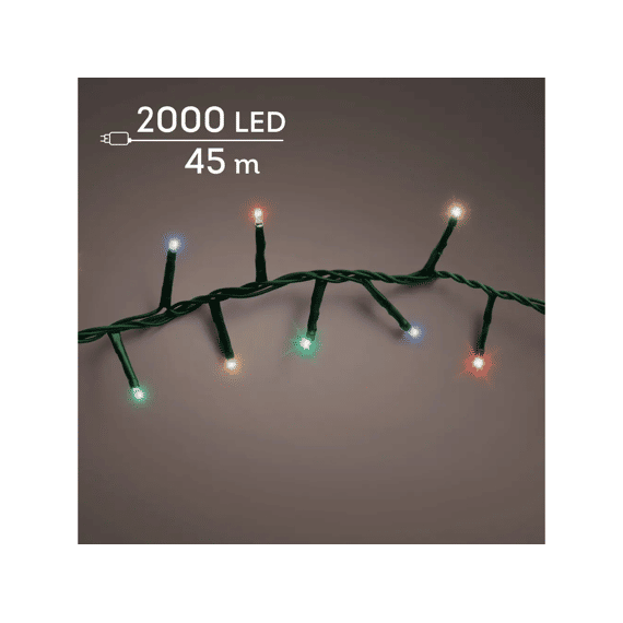 Led Verlichting Compact Twinkle Buiten L45m Groen/multi