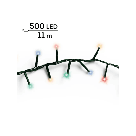 Led Verlichting Compact Twinkle Buiten L11m Groen/multi
