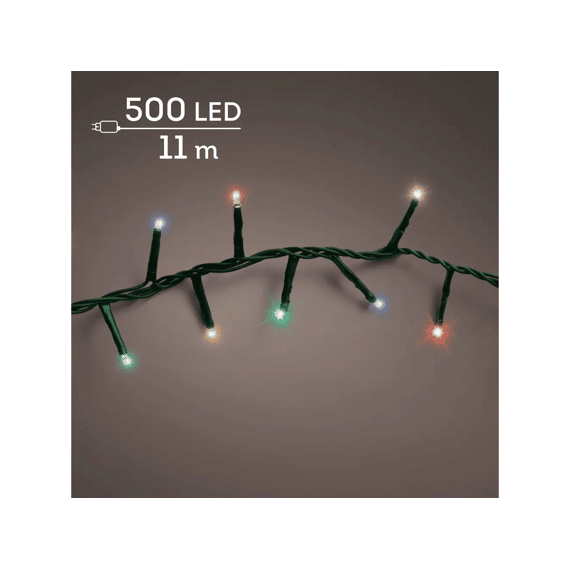 Led Verlichting Compact Twinkle Buiten L11m Groen/multi
