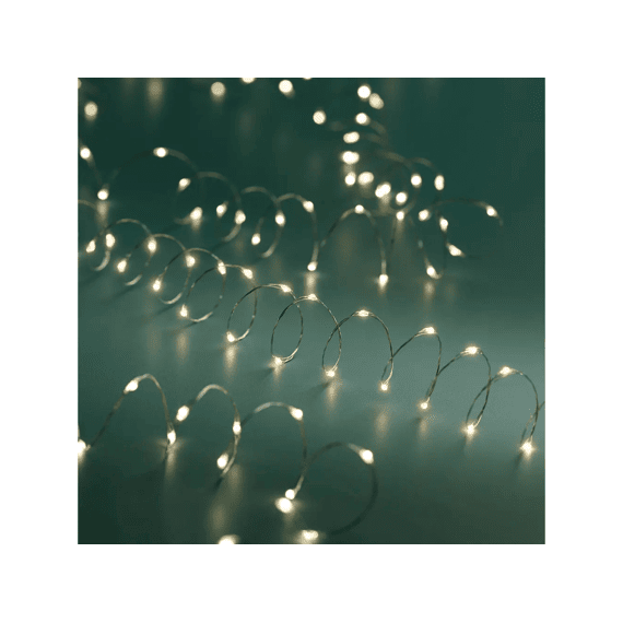 Micro Led Verlichting Vast Buiten 17.95m Zilver/warm Wit