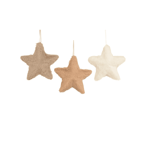 Ster Kunstbont L5-w20-h20cm 3 Assortiment