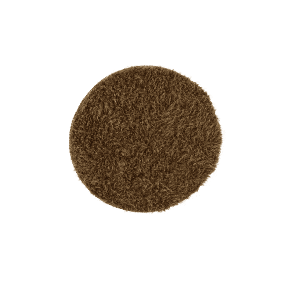 Kleed Polyester Dia38-h1cm Donkerbruin